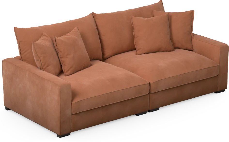 Rossi - 3-sits soffa - Orange