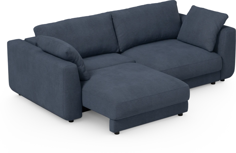 Amie - Bäddsoffa 3-sits - Blå