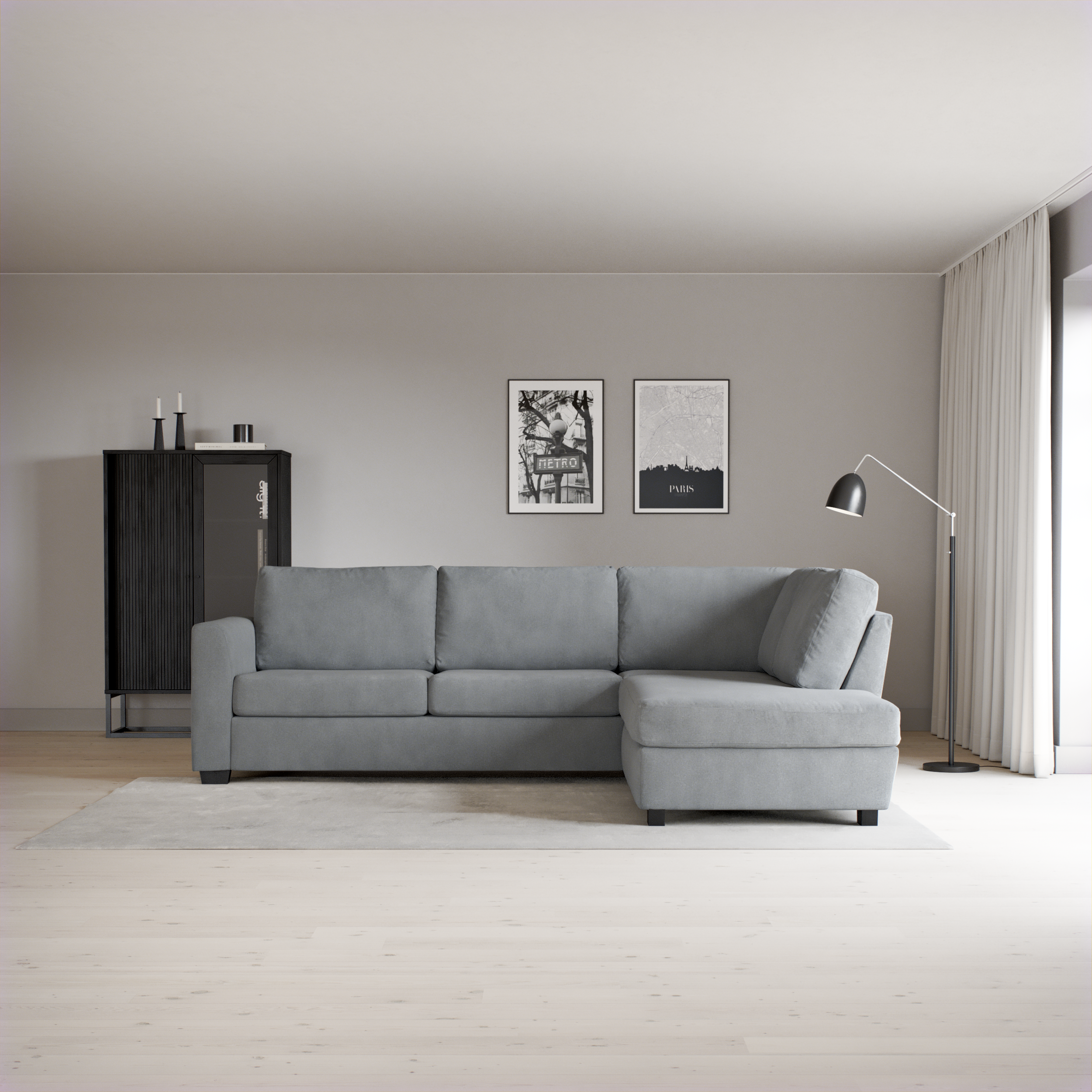 Friday - 2,5-sits soffa med divan höger - inspiration