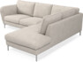 Madison Lux - 2-sits soffa med divan höger - Vit