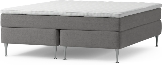 Delux Sense, Kontinentalsäng, dubbelsäng med bäddmadrass och sängben