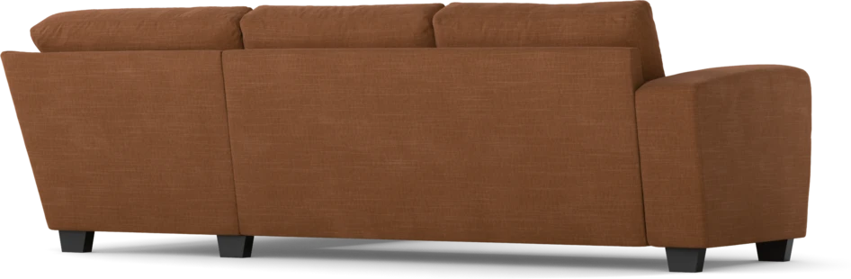 Friday - 2,5-sits soffa med divan höger - Orange