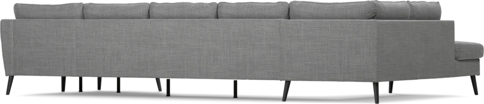 County - 4-sits soffa med divan vänster och schäslong höger - Grå