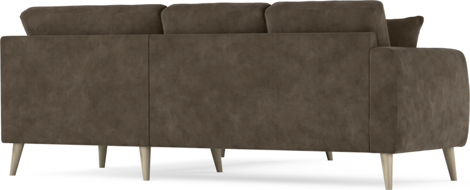 Eden - Hörnsoffa, 2+2-sits - Brun