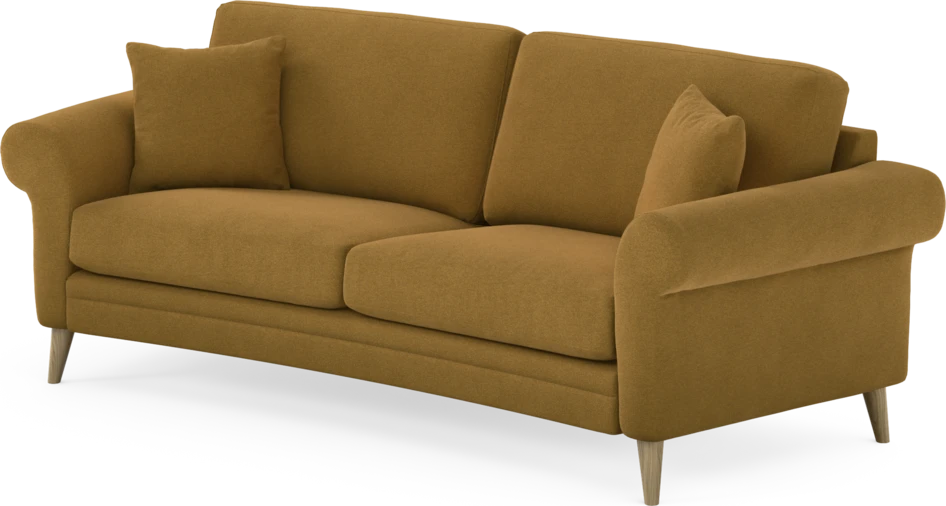 Eden - 2,5-sits soffa svängd - Gul