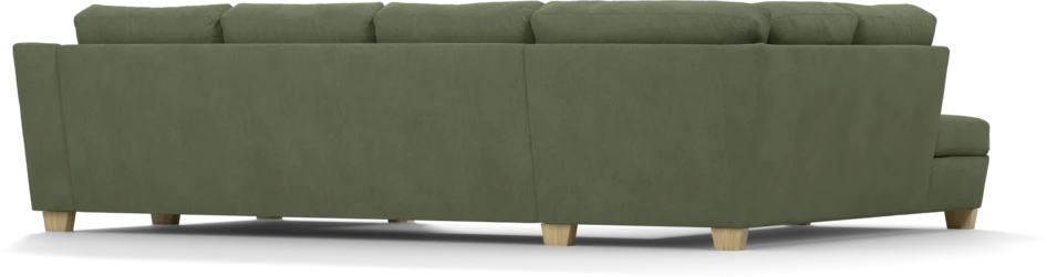 Friday - 3-sits soffa med divan vänster och schäslong höger - Grön
