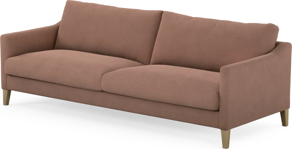 Winston - 4-sits soffa - Rosa