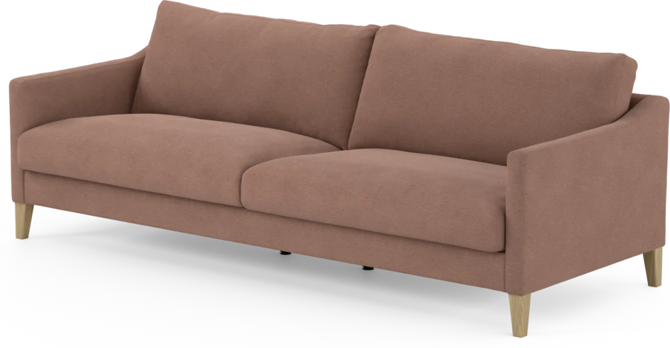 Winston - 4-sits soffa - Rosa