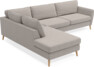County - 2,5-sits soffa med divan vänster - Beige