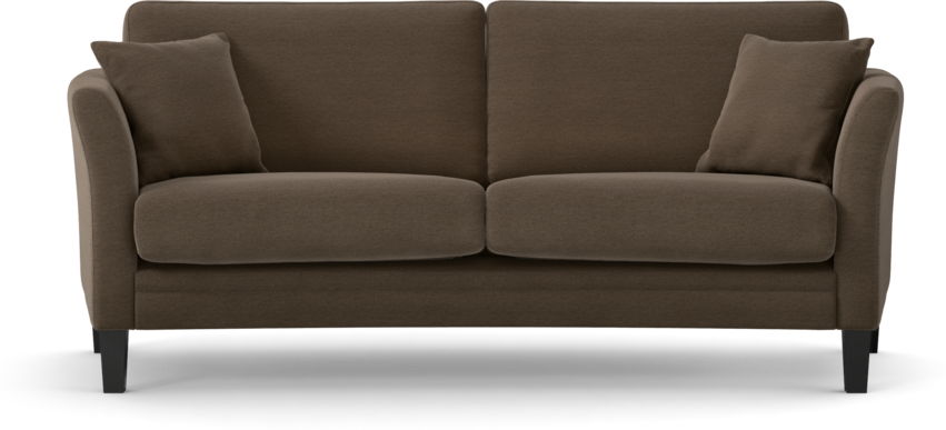 Eden - 2,5-sits soffa svängd - Brun