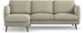 Madison Lux - 2-sits soffa med schäslong vänster - Beige
