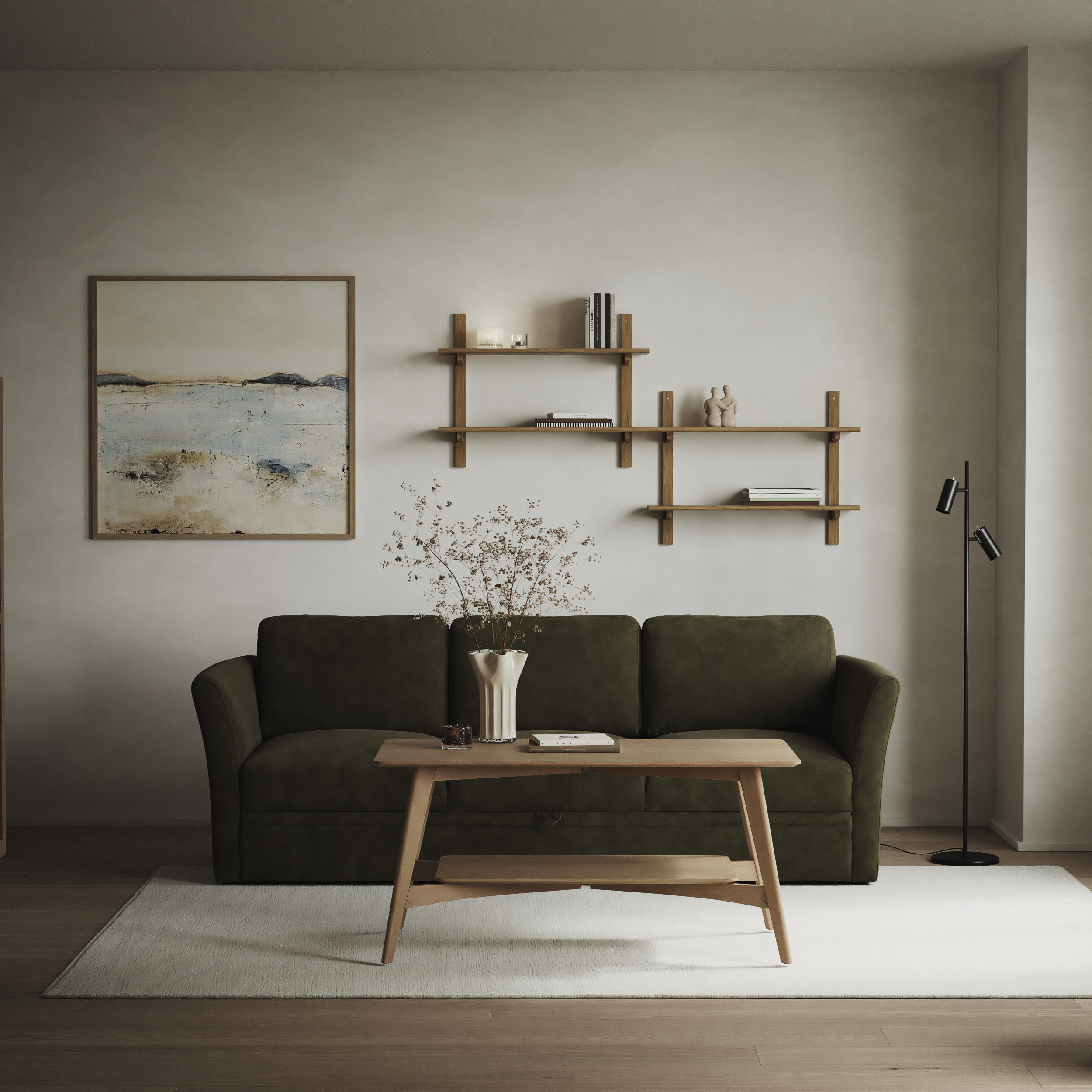 Öland - Bäddsoffa 3-sits, längsbäddad - inspiration