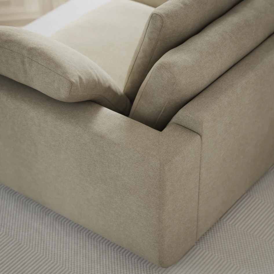 Amie - 4-sits soffa - Beige
