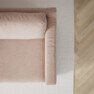 Friday - 3-sits soffa med schäslong vänster och divan höger - Rosa