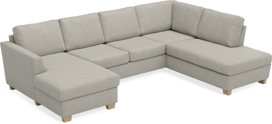 Friday - 3-sits soffa med schäslong vänster och divan höger - Beige