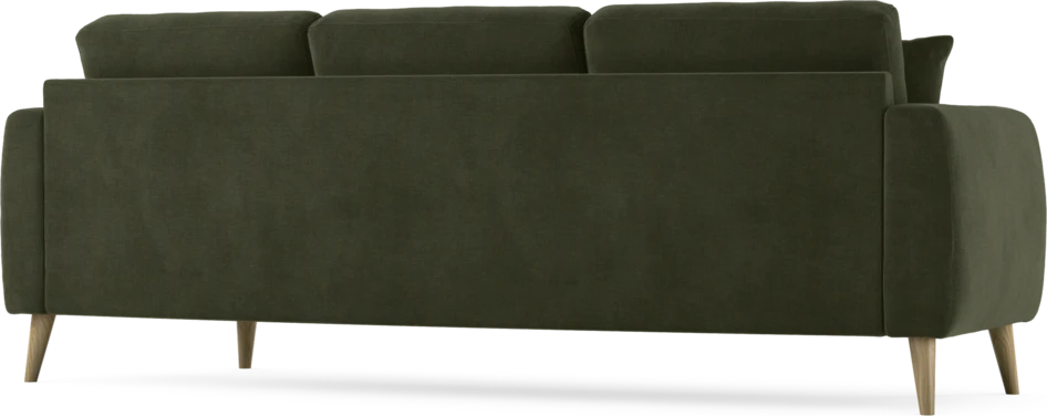 Eden - 3-sits soffa svängd - Grön