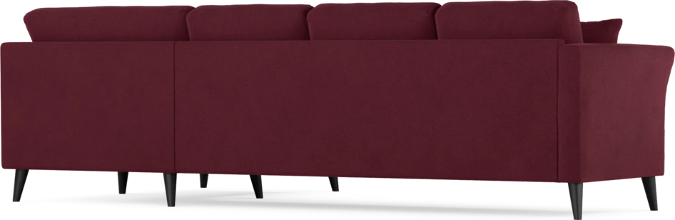 Eden - Hörnsoffa, 3+1-sits - Röd
