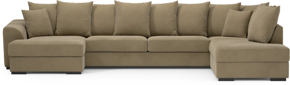Town - 3-sits soffa med divan höger och schäslong vänster - Beige
