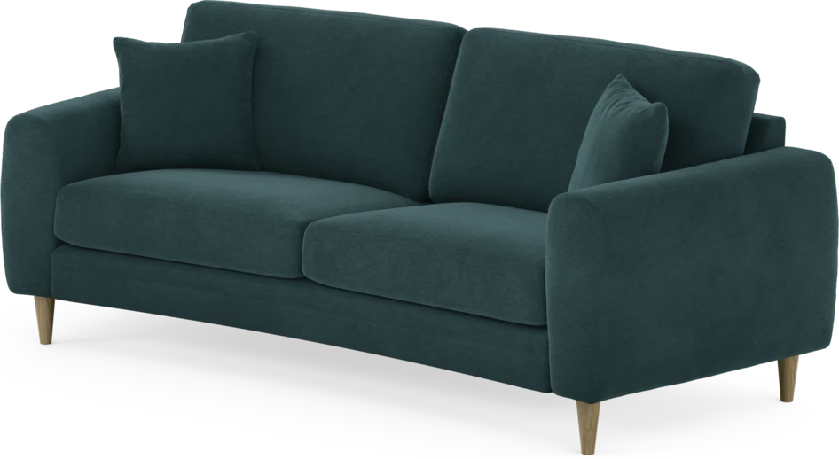 Eden - 2,5-sits soffa svängd - Blå