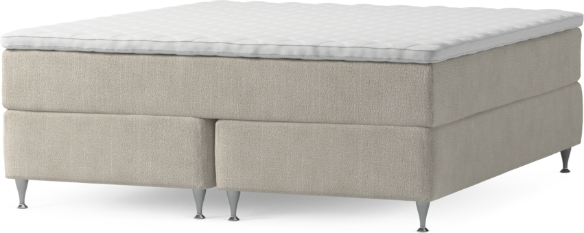 Delux Dream - Kontinentalsäng, dubbelsäng med bäddmadrass och sängben