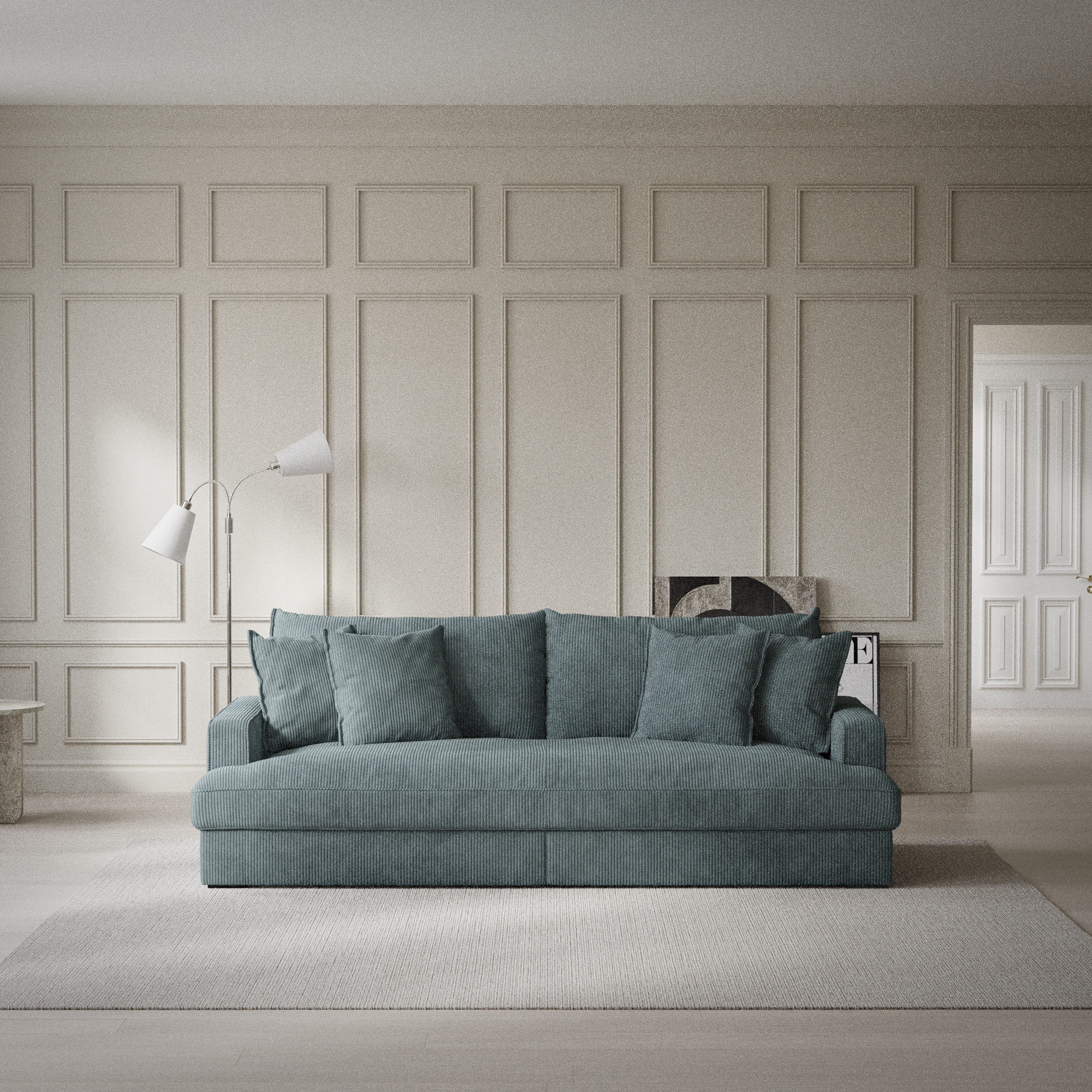 Rossi - 3-sits soffa, hel dyna - inspiration