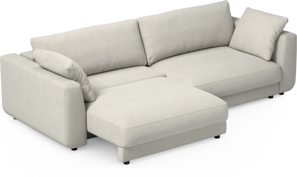 Amie - Bäddsoffa 4-sits - Vit