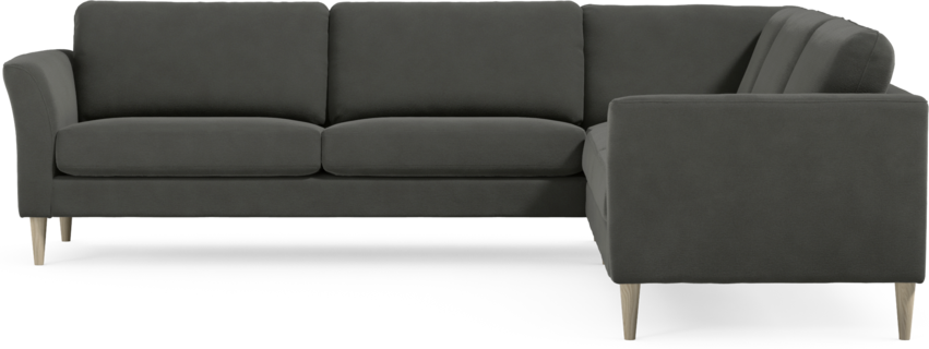 Bridge - Hörnsoffa, 3+3-sits - Grå