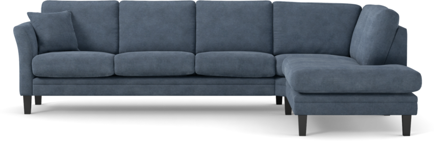 Eden - 3-sits soffa med divan - Blå