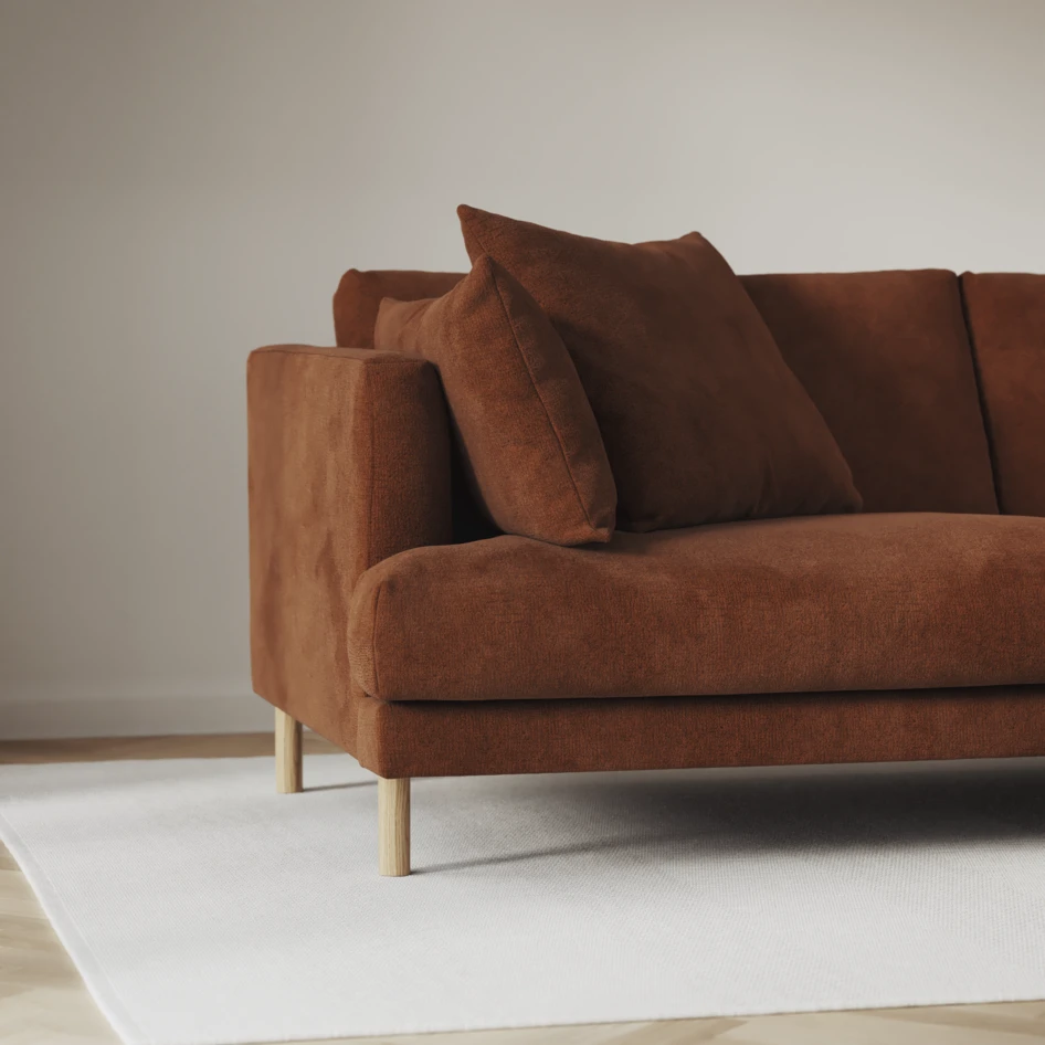Harper - 4-sits soffa - Orange