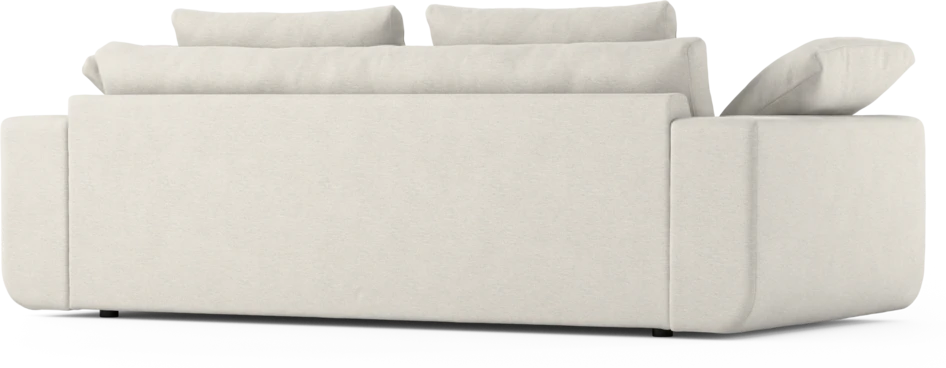 Amie - 3-sits soffa - Vit