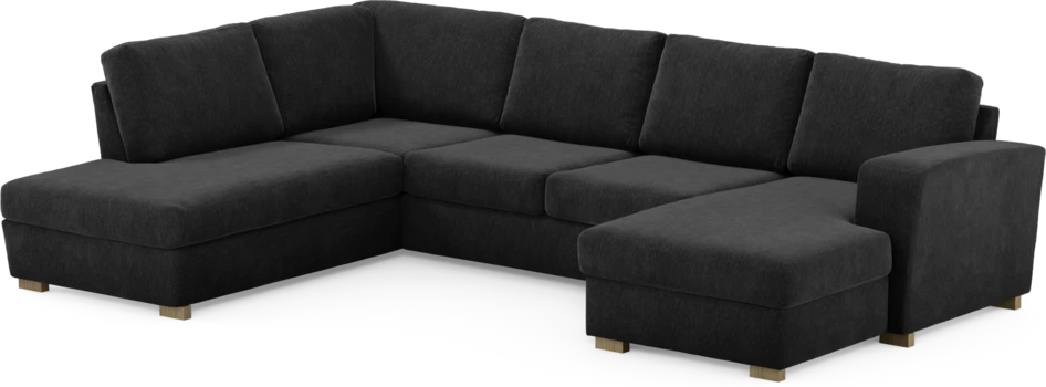 Friday - 3-sits soffa med divan vänster och schäslong höger - Blå
