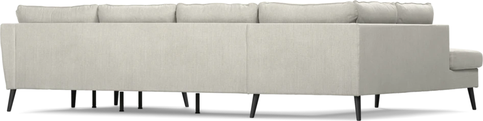 County - 3-sits soffa med divan vänster och schäslong höger - Grå