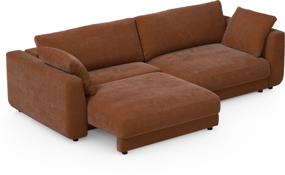 Amie - Bäddsoffa 4-sits - Orange