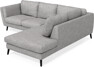 Madison - 2-sits soffa med divan höger - Grå