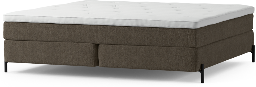 Delux Sense - Kontinentalsäng, dubbelsäng med bäddmadrass och sängben