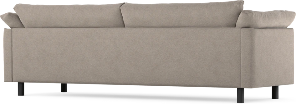 Cherrie - 4-sits soffa, hel dyna, fast klädsel - Beige