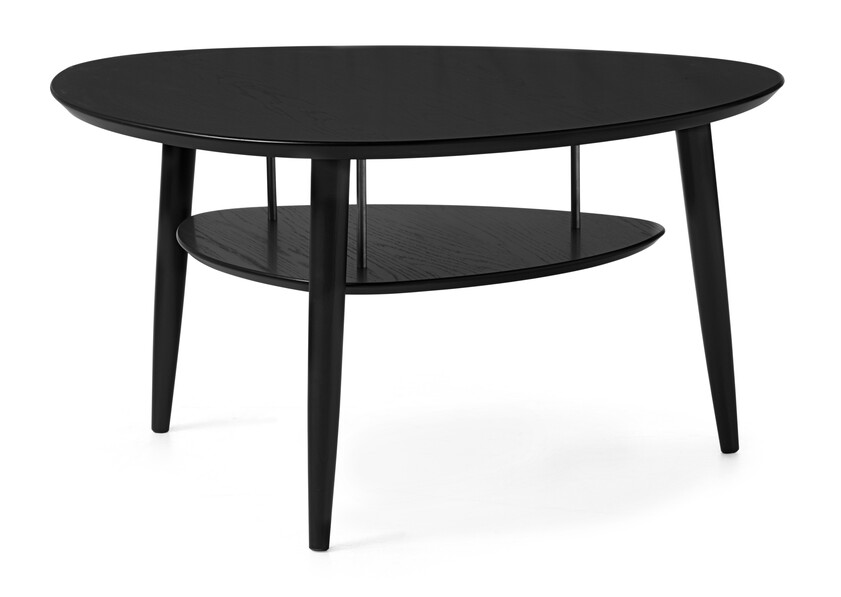 Louise - Soffbord, 90x90x48 cm - Svart