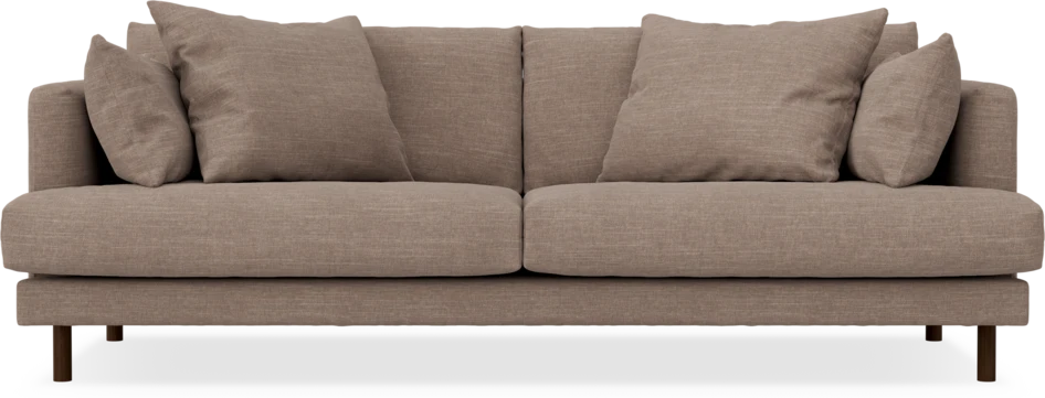 Harper - 3-sits soffa - Brun