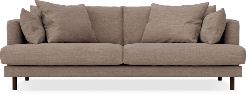Harper - 3-sits soffa - Brun