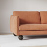 Madison Lux - 2-sits soffa med schäslong vänster - Orange