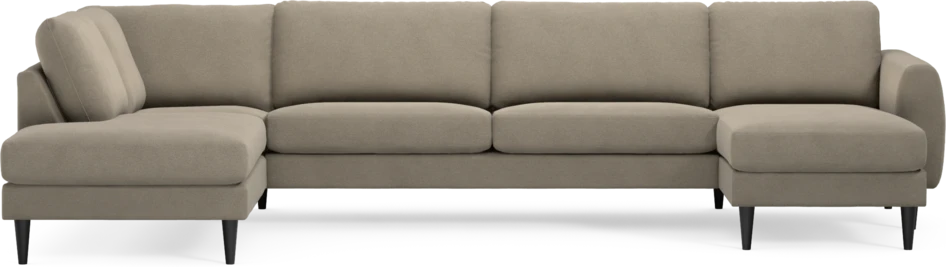 Bridge - 3-sits soffa med divan vänster och schäslong höger - Beige