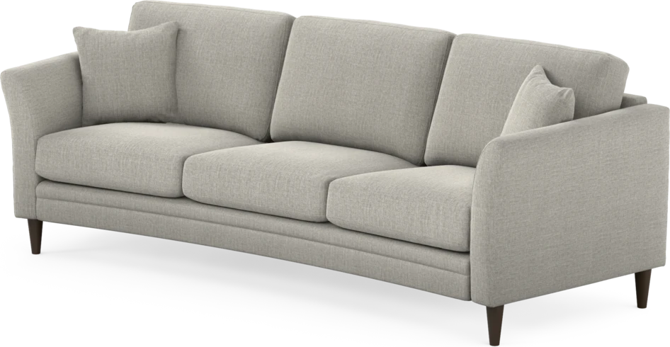 Eden - 3-sits soffa svängd - Grå