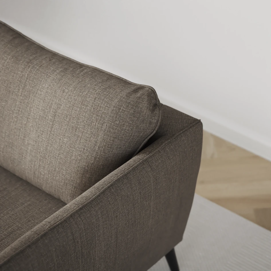 County - 3-sits soffa med divan vänster och schäslong höger - Brun