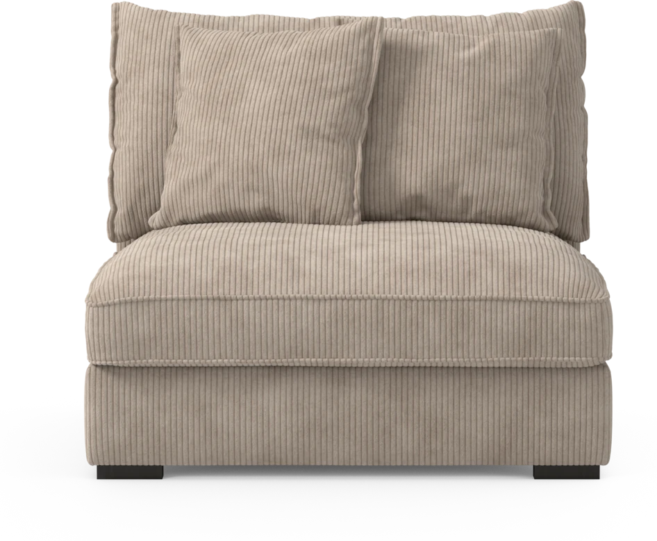 Rossi - 1,5-sits utan armstöd - Beige