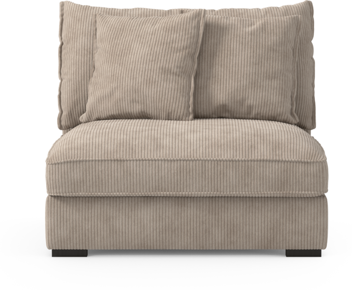 Rossi - 1,5-sits utan armstöd - Beige
