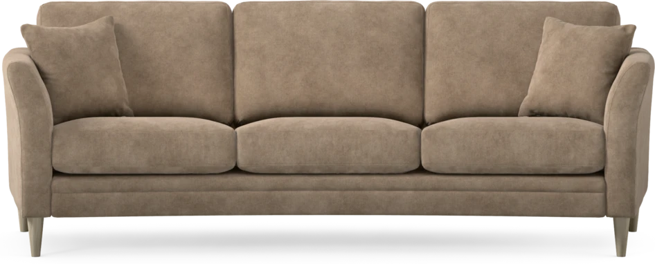 Eden - 3-sits soffa svängd - Beige
