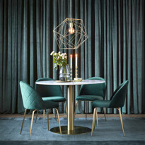 Tiffany - Matgrupp med 4 stolar Kiwi - inspiration