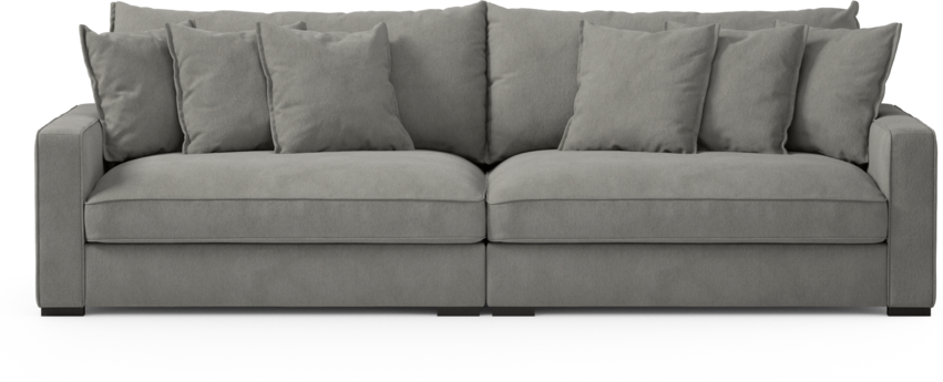 Rossi - 4-sits soffa - Grå