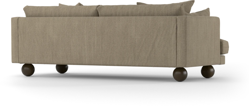 Harper - 3-sits soffa, hel dyna - Beige
