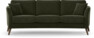 Eden - 3-sits soffa svängd - Grön
